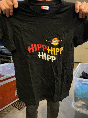 T-skjorte «HIPP HIPP HIPP» sort